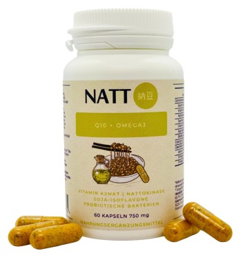 Natto + Q10 + Omega 3 - 60 Kapseln