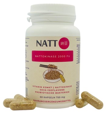Natto + Nattokinase 2000 FU - 60 Kapseln